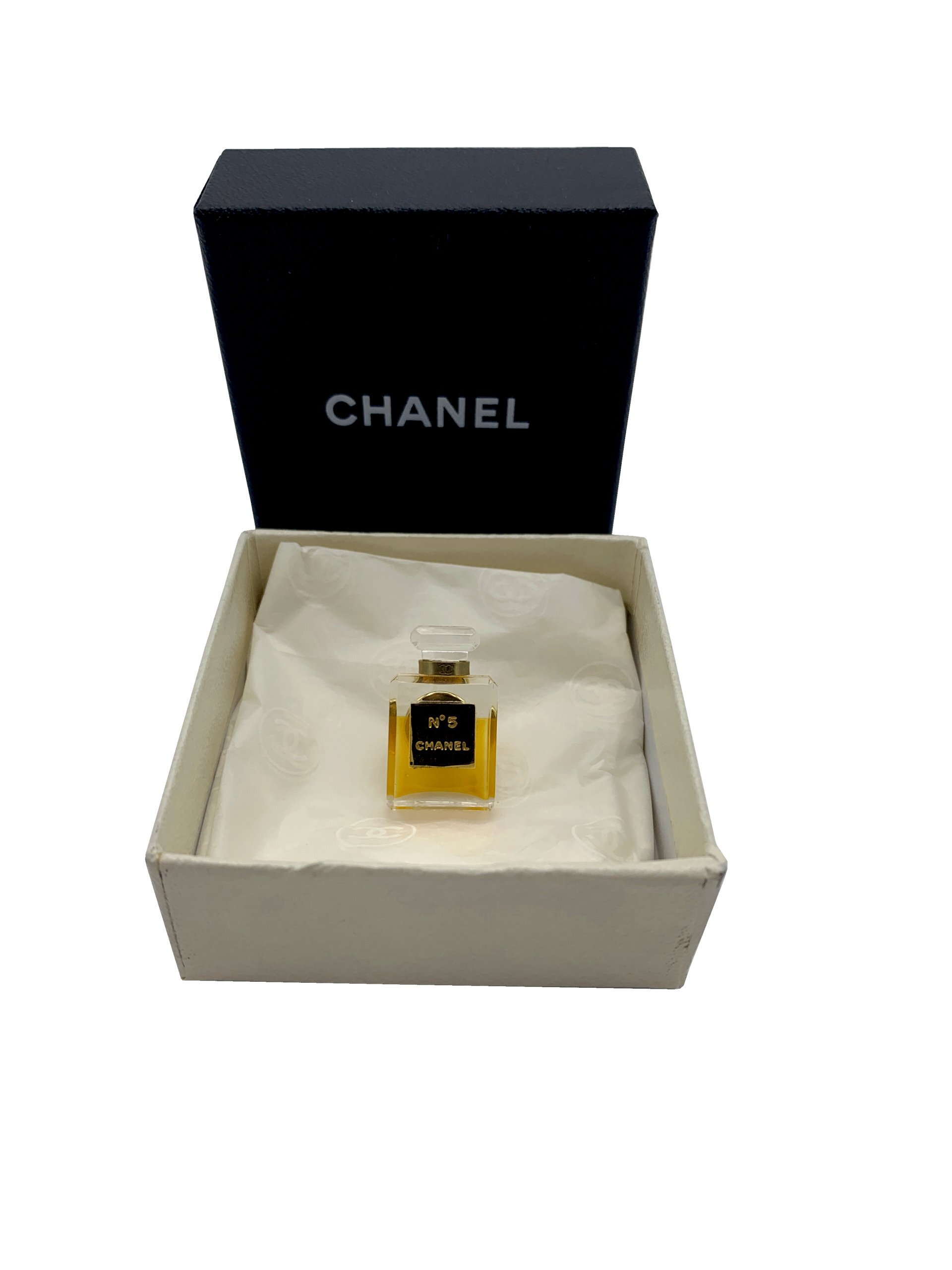 Chanel perfume 2024 bottle brooch