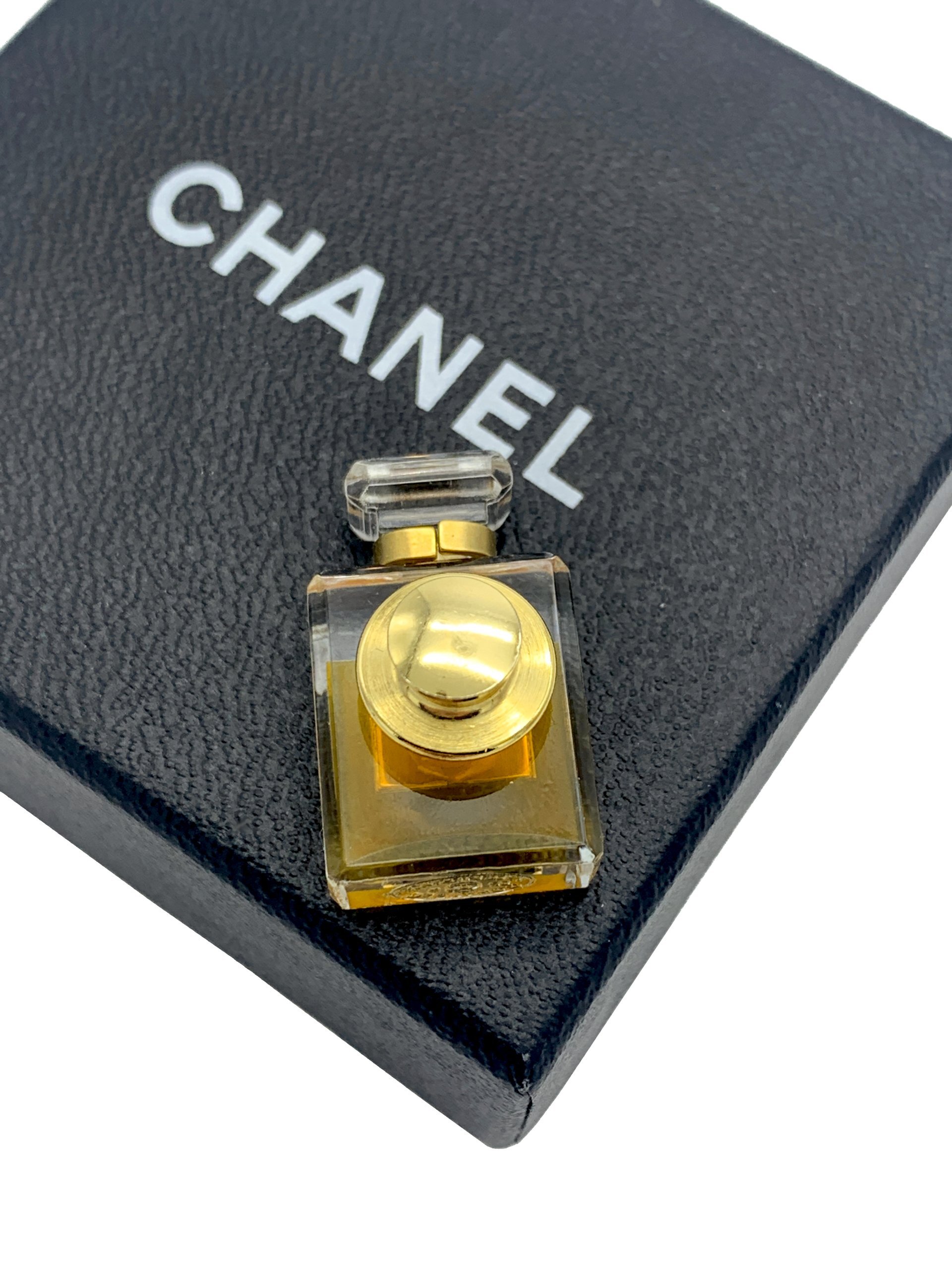 Chanel No 5 Perfume Bottle Brooch