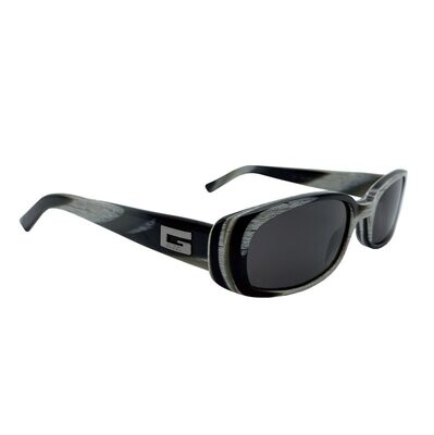 Gucci Black and Off White Sunglasses