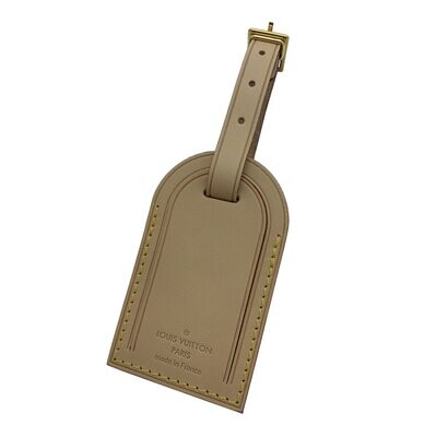 Louis Vuitton Vachetta Leather Luggage Tag