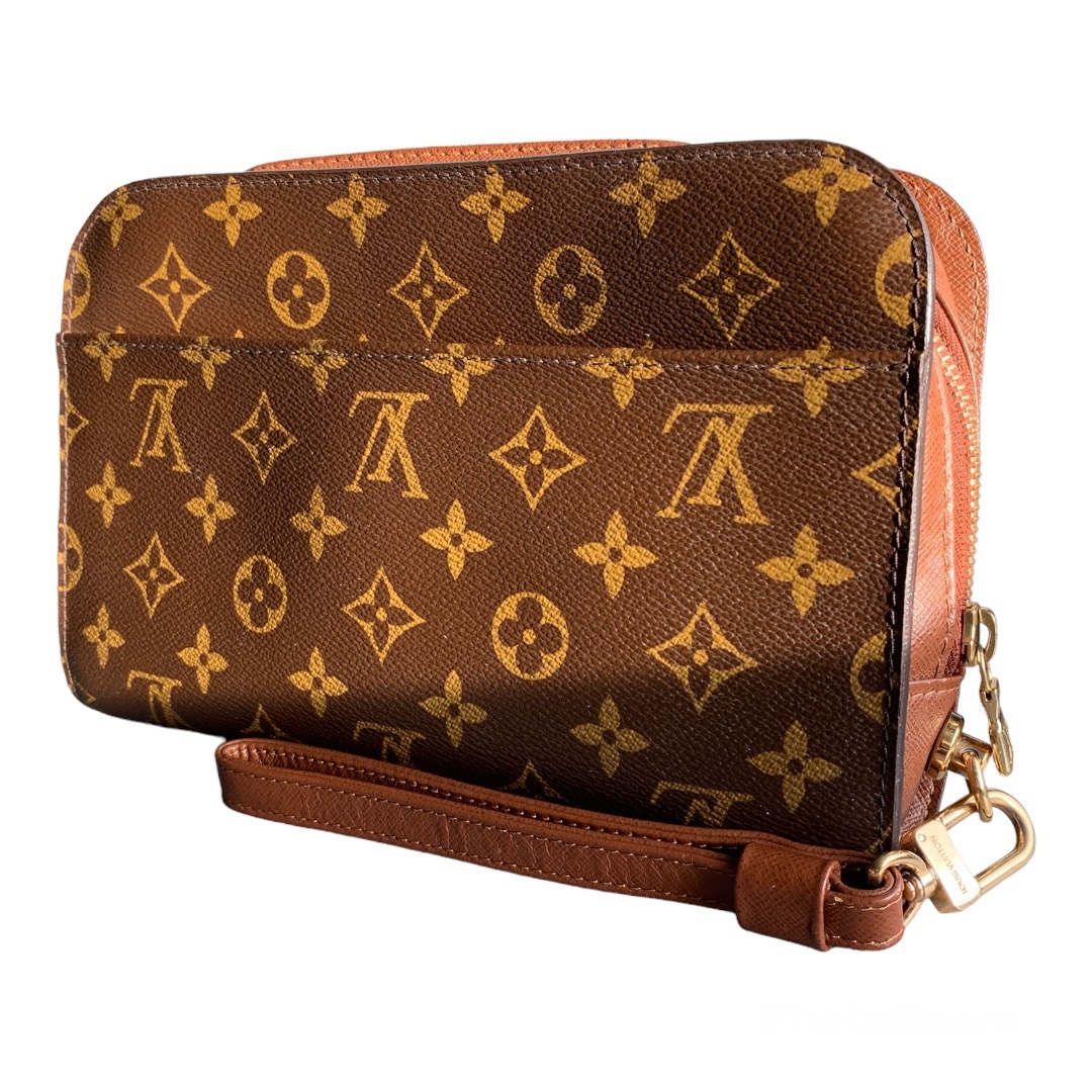 Auth Louis Vuitton Monogram Orsay Clutch Bag Accessories Bag M51790 Brown  France