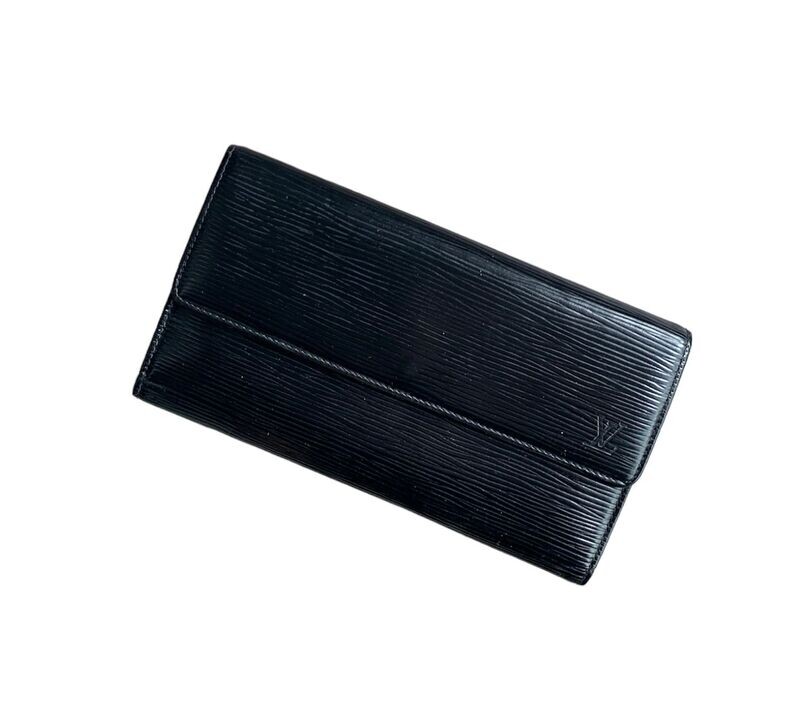 Louis Vuitton Black Epi Leather Wallet