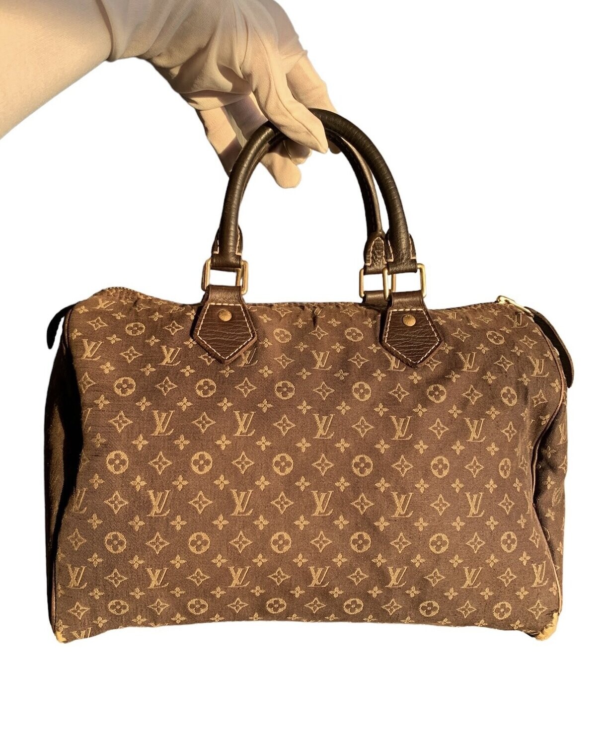 Louis Vuitton Limited Edition Mini Lin Speedy 30 Louis Vuitton Limited Edition Mini Lin Speedy 30