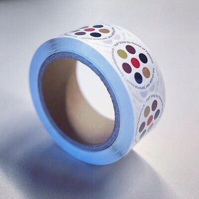 Stickers on a roll