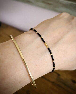 minimalistisch armbandje-kralenarmbandje Miyuki-love ibiza-hopshopnl - handmade sieraden - bohemian jewellry