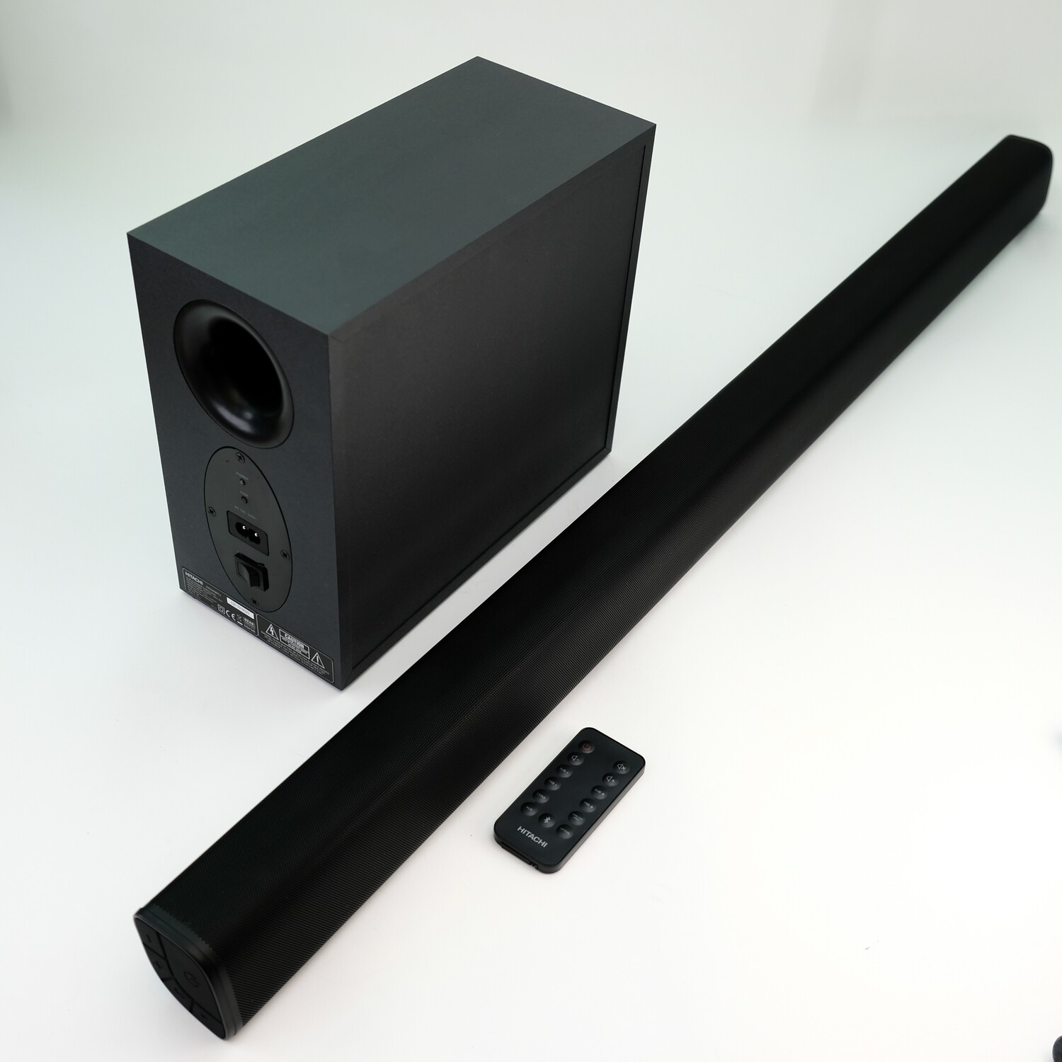 hitachi 70w rms 2.1 ch sound bar