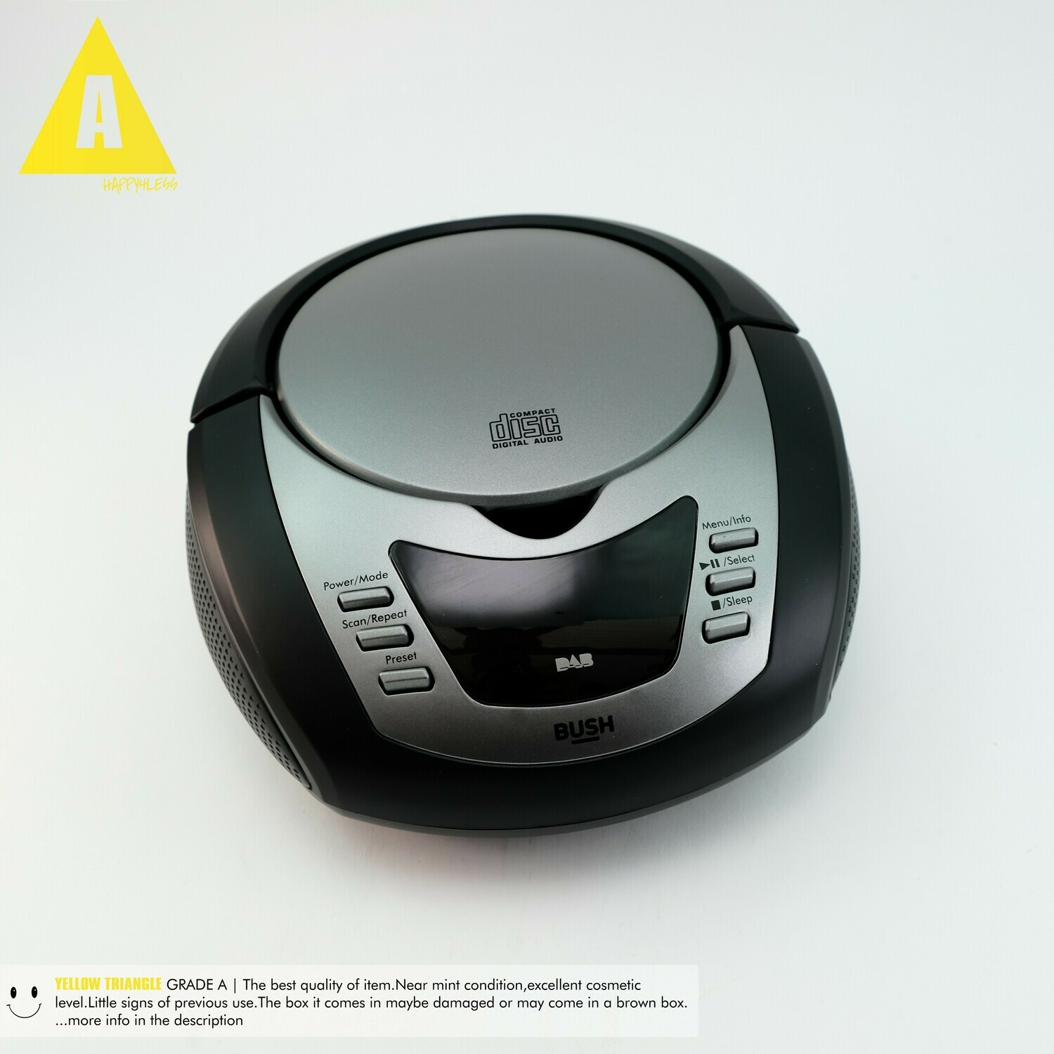 Bush DAB Boombox with CD Player Black