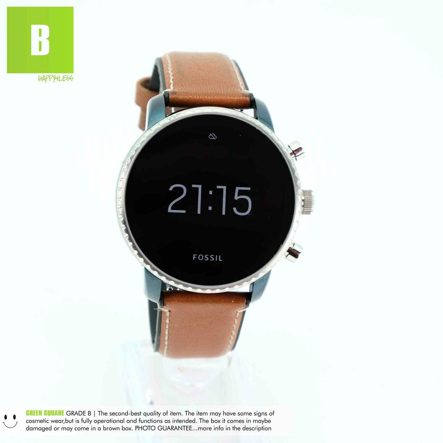 Fossil Gen 4 Smartwatch Explorist HR Black Leather DW6F1