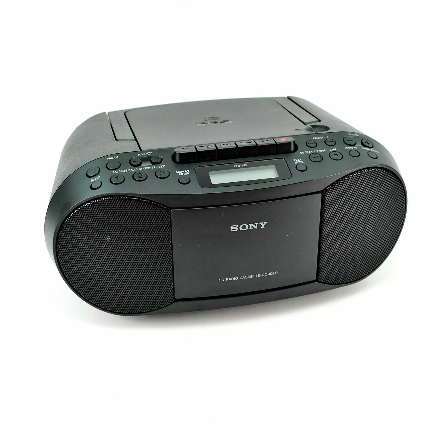 Sony CFD-S70 CD and Cassette Player With Radio