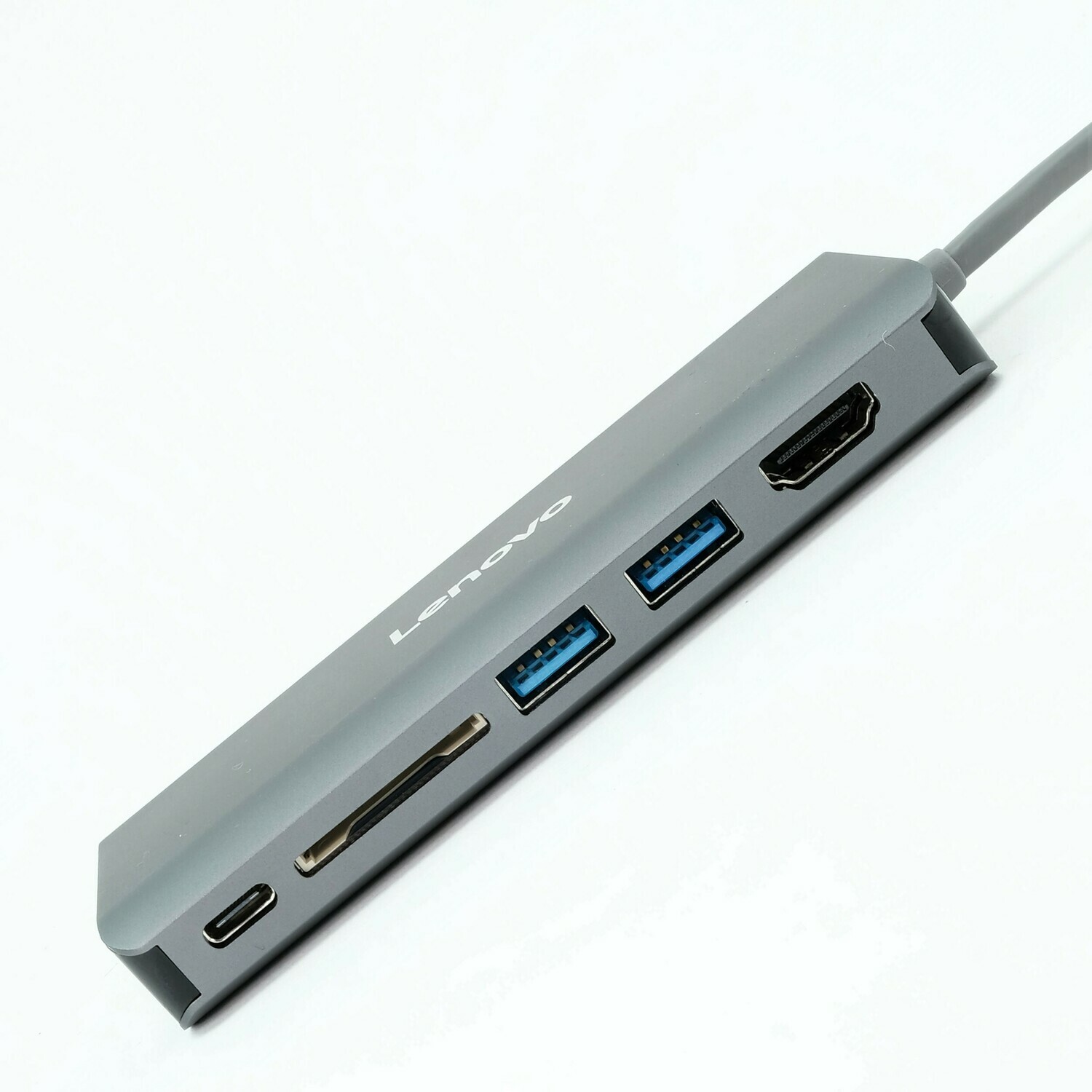 Lenovo USBC Hub, Aluminum Type C Adapter with HDMI Port, Gigabit