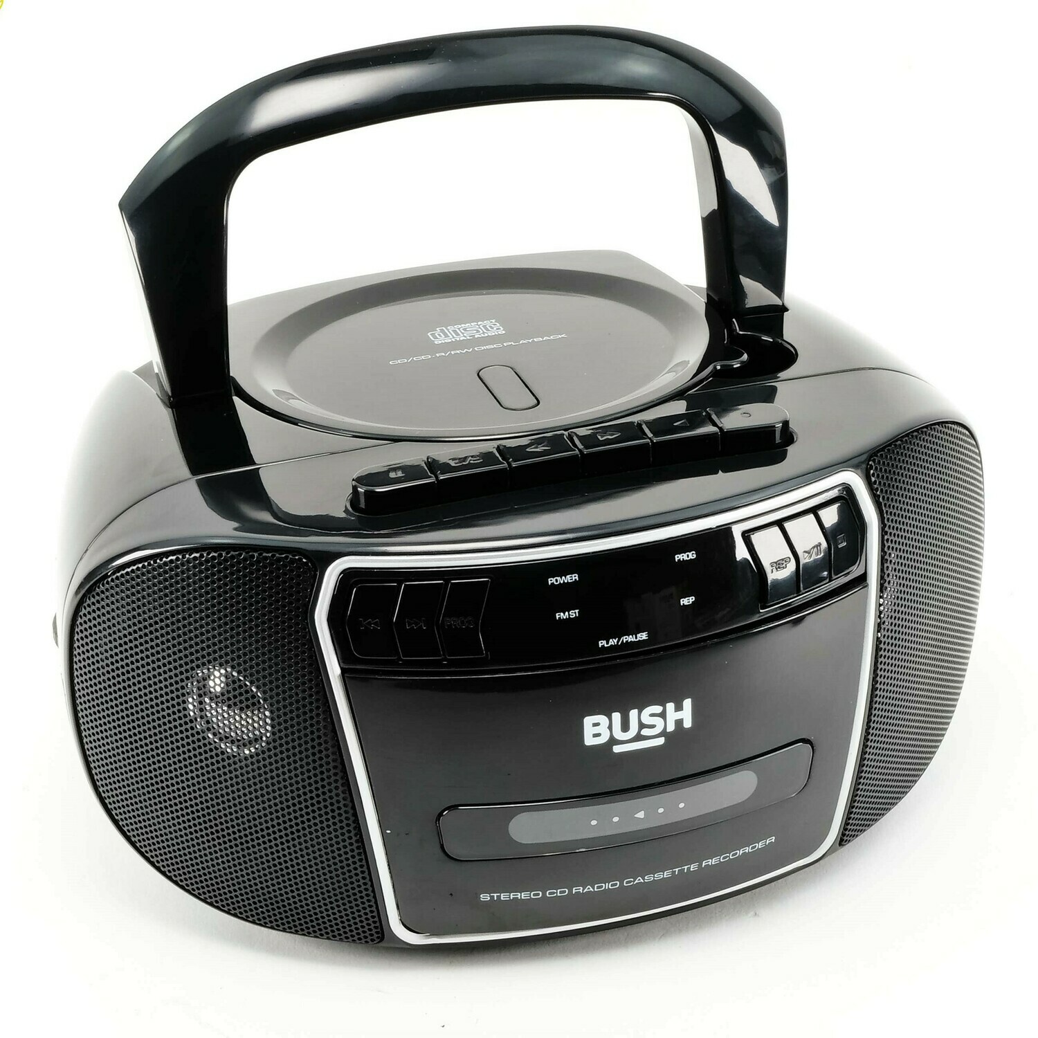 Bush Cdcassette Boombox With Radio Black 4530