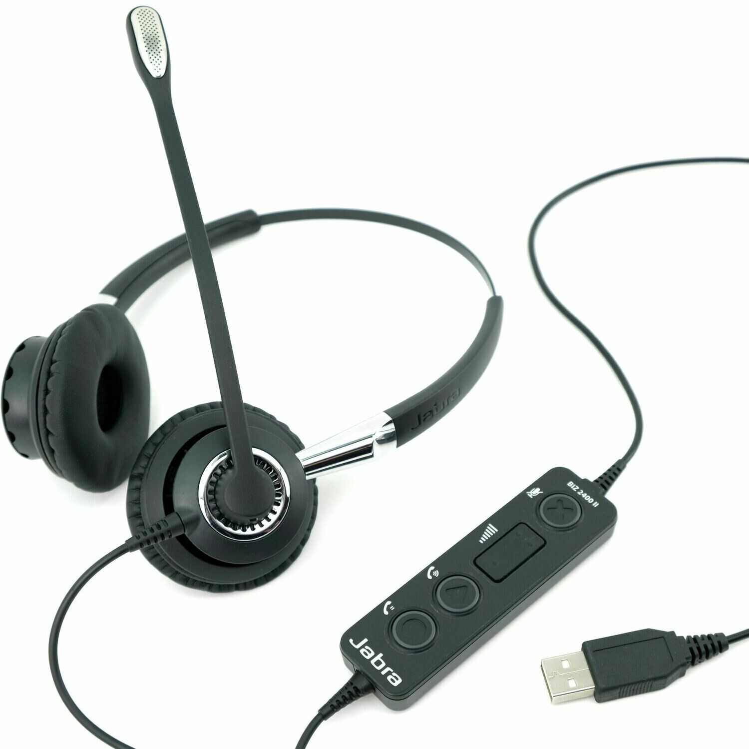 Jabra BIZ 2400 II Duo H'set USB/UC hsc021 Professional Office Headset