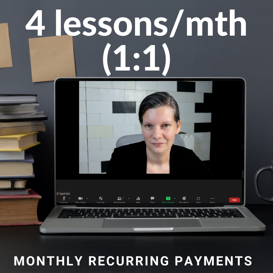 One-to-One Lesson Subscription - Four