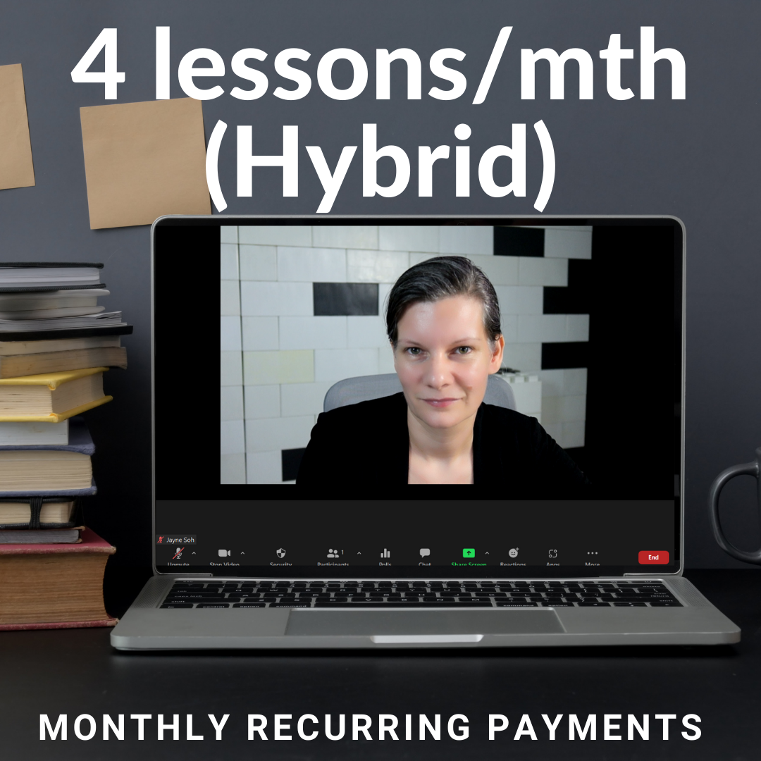 Hybrid Lesson Subscription - Four
