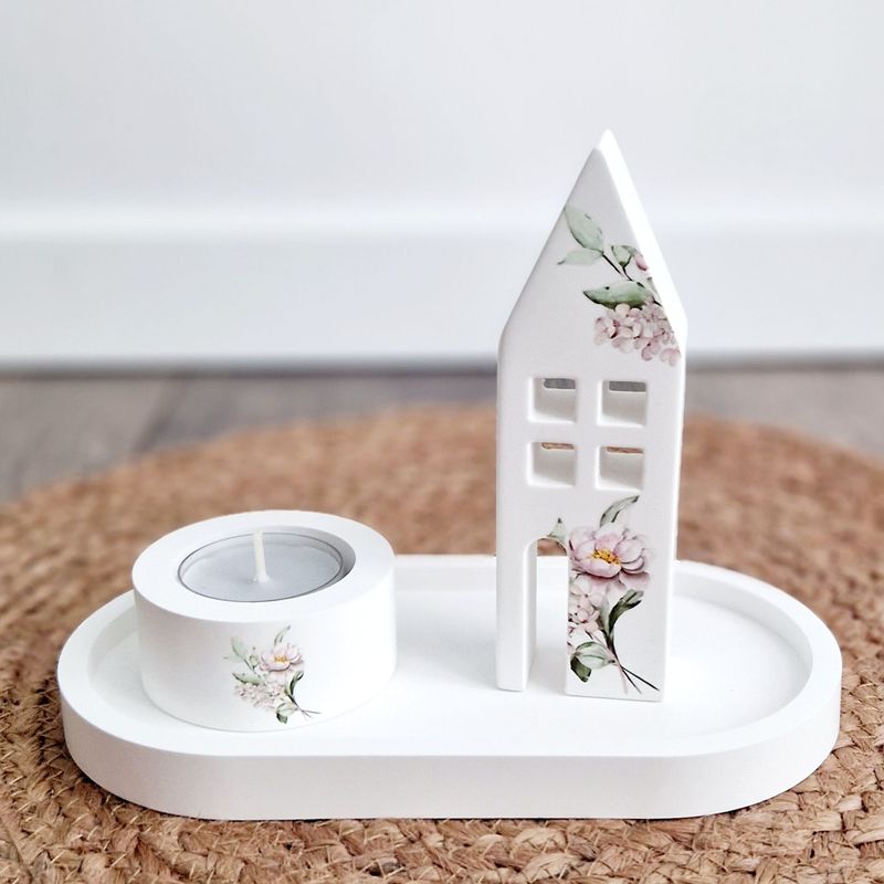 Tablett-Set Blume