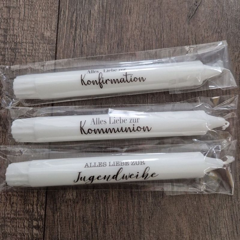 Stabkerzen Kommunion/Konfirmation/Jugendweihe