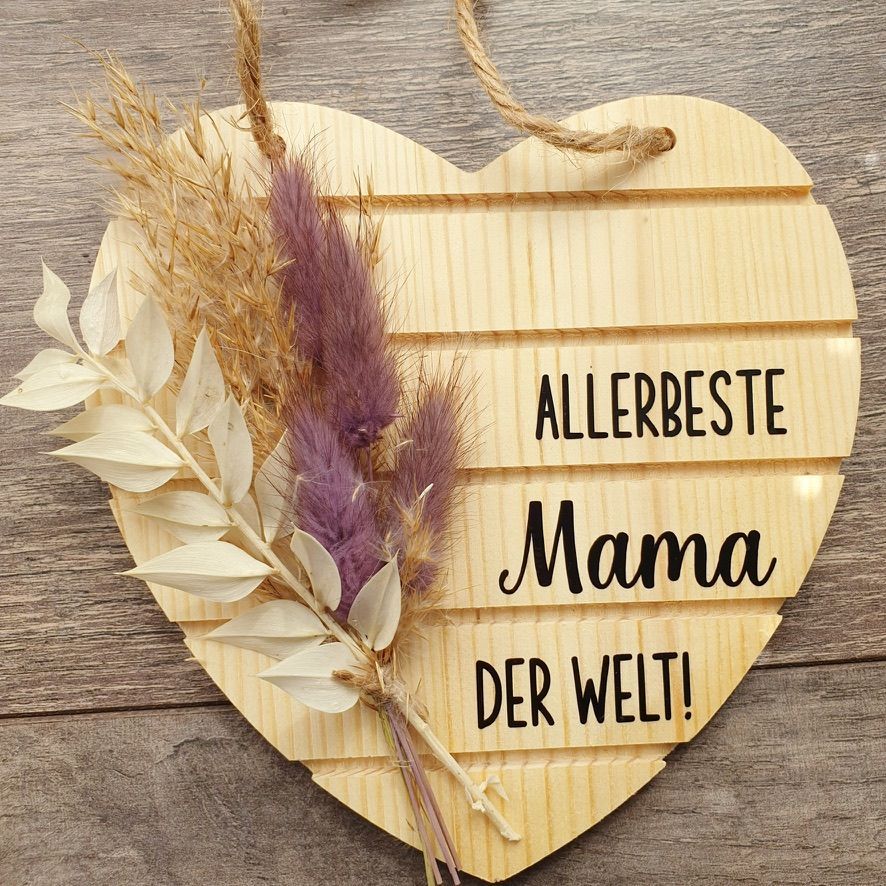 Holzherz zum Aufhängen