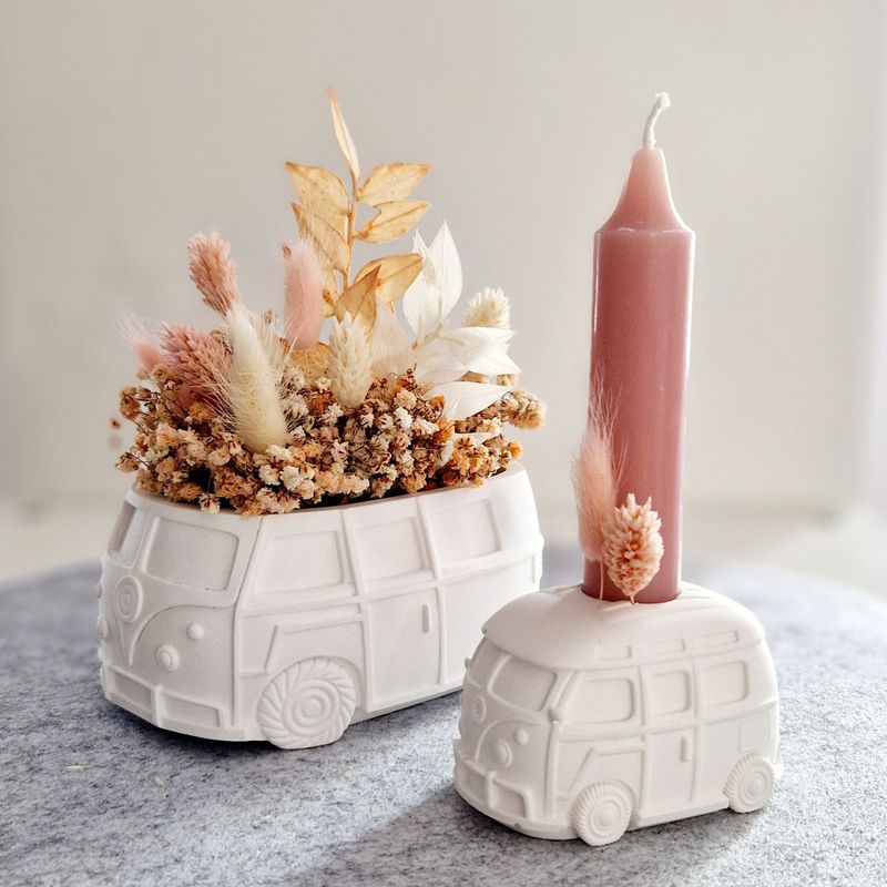 Kerzenständer Bus