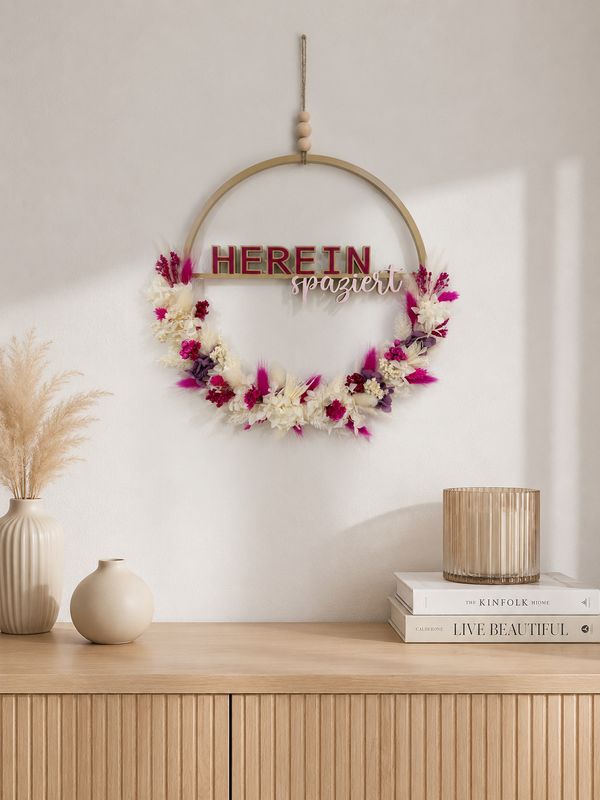 Kurs 25.08. Großer Flowerhoop mit Namen oder Spruch