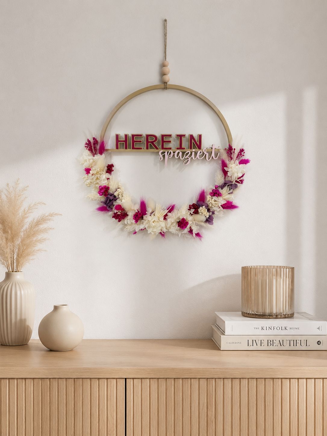 Kurs 25.08. Großer Flowerhoop mit Namen oder Spruch