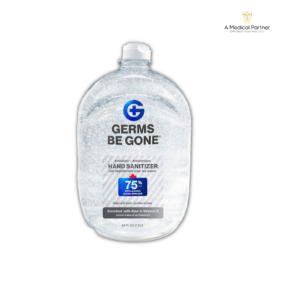 75%  Germs Be Gone - 1.5L (64oz) - Case of 6  ( $12.60 / $13.99 per Bottle )
