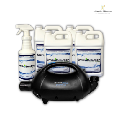 DC20+ Battery Operated Vector ULV Fogger Combination Pack with Health Canada Approved Natural Disinfectant (Cordless) ( $1150.99 / $1277.99)