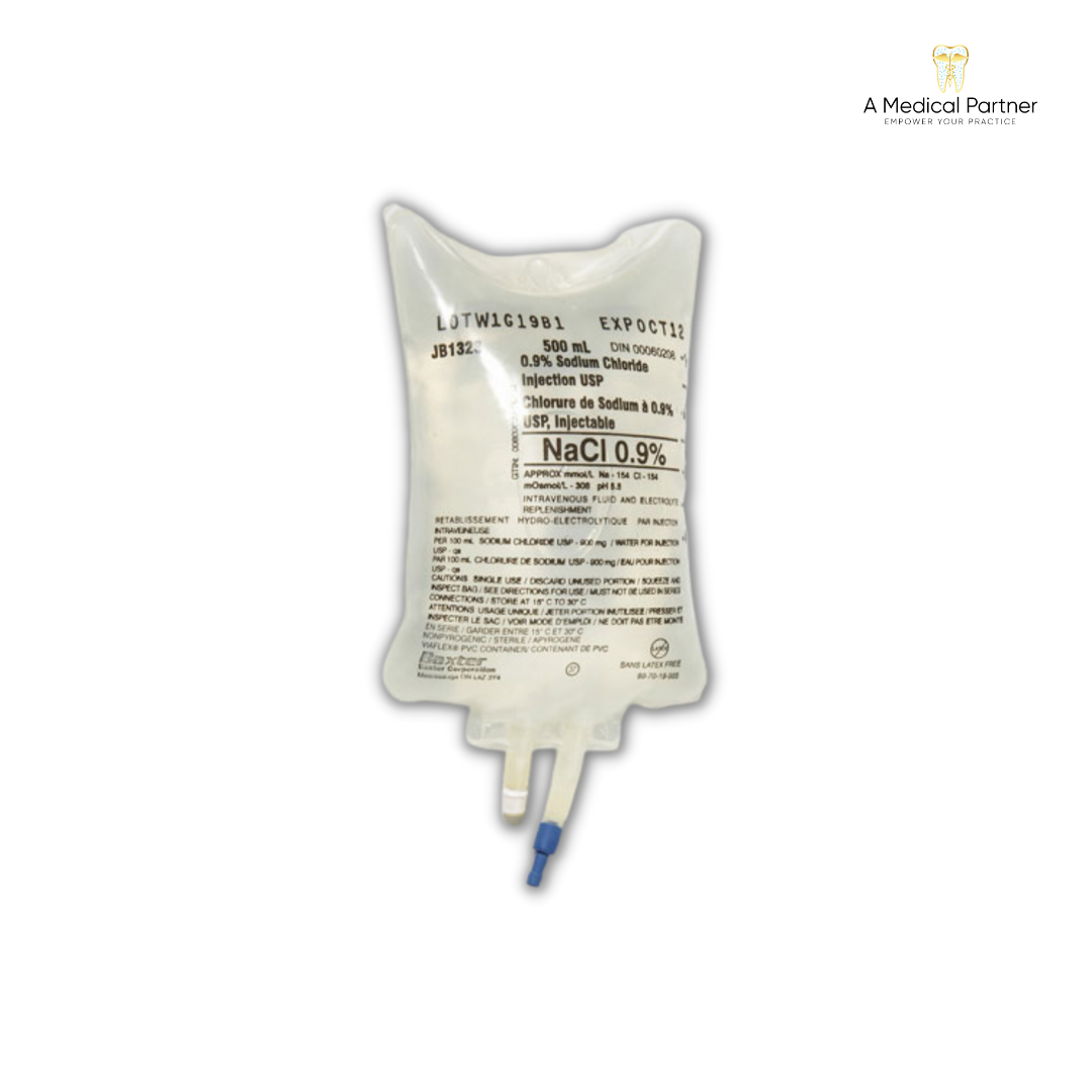 Normal saline 0 9 sodium chloride 500ml bag for injection usp store