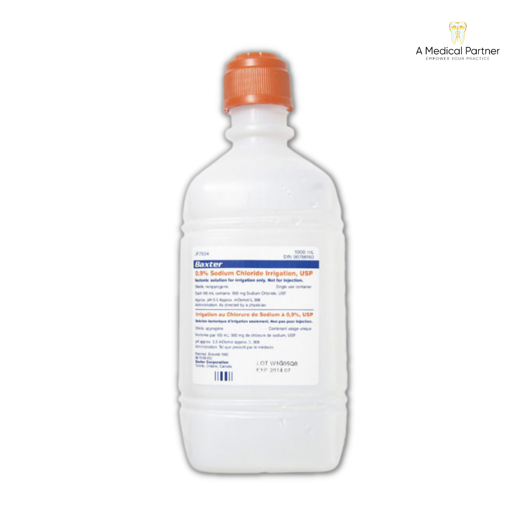 Normal Saline 0.9% Sodium Chloride For Irrigation In Plastic 1000ml Bottle
