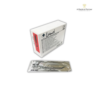 Lance Scalpel Blade Disposable 10 Blade Sterile  - Case of 100