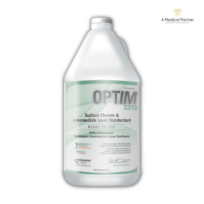 Optim 33 Tb Surface Cleaner And Disinfectant 4L - Case of 4