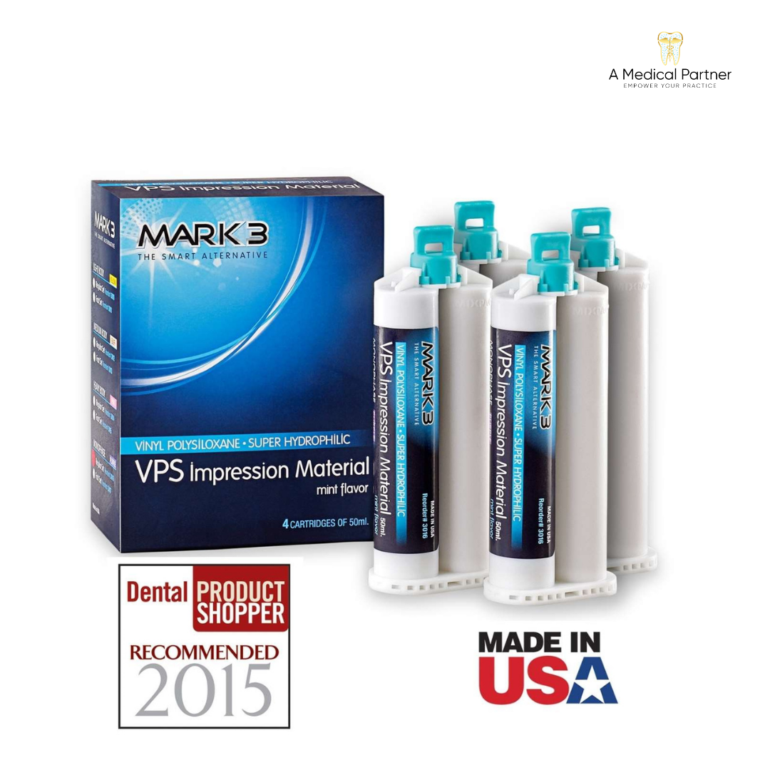 VPS Impression Material Monophase Regular Set MARK3® - Pack of 4