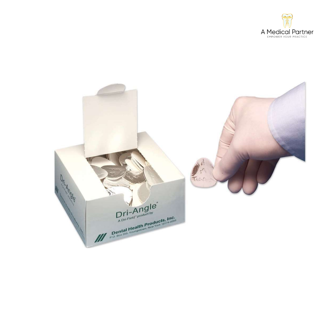 Dri-Angle Silver Small Box of 400 - Dental Health Products