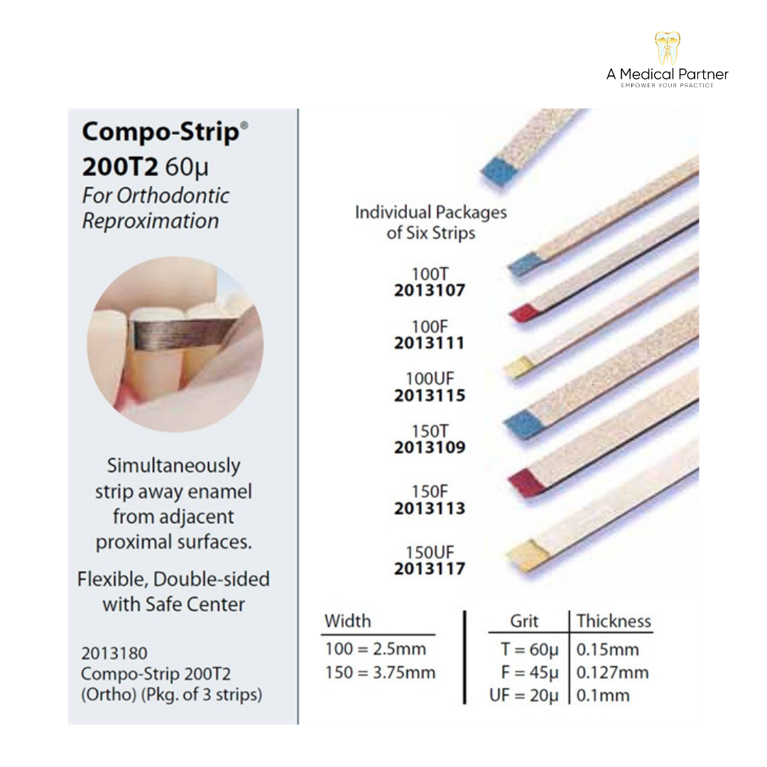 Compo Strips- Premier Compo-Strips 2.5mm 100UF Yell 20 micron Pack of 6