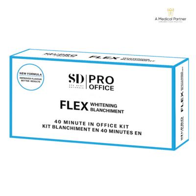 ​Flex™ In Office Extra Strength - 20 Minutes Single Session 40% Carbamide Peroxide + 10% Hydrogen Peroxide - Case of 10