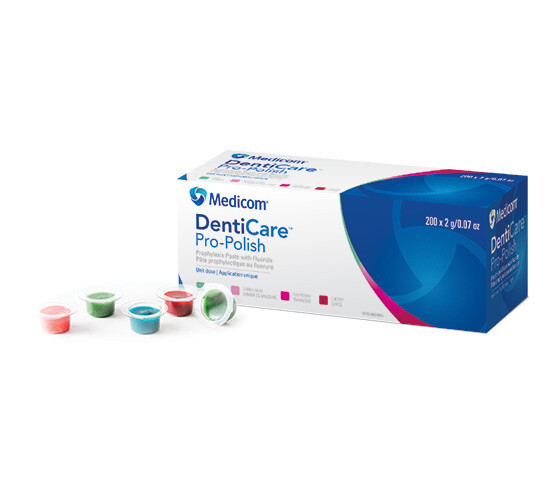 4 X DentiCare Pro-Polish Prophylaxis Paste, with Fluoride 200/Box - NET $39.99