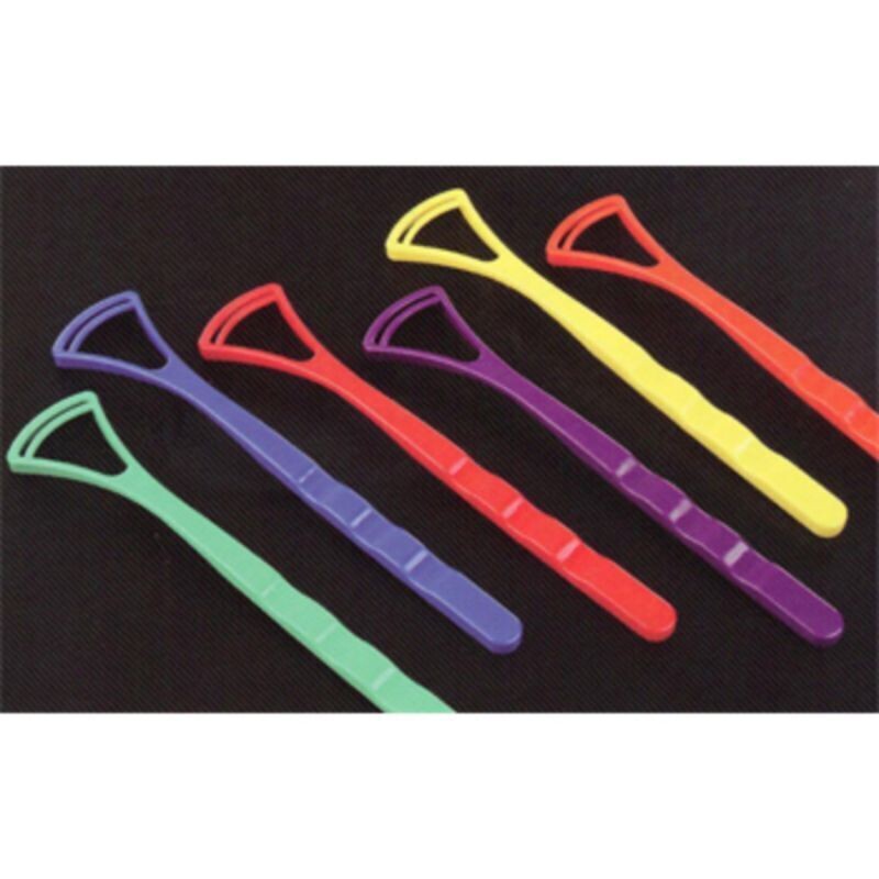 PLASDENT, TONGUE CLEANERS, ASSORTED, 48/BG