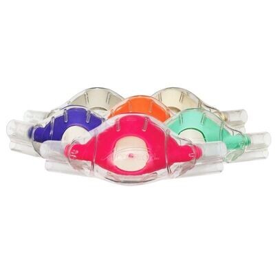 ACCUTRON, NASAL HOODS,DISPOSABLE,PEDO,BIRTHDAY BUBBLEGUM,CLEAR-VIEW, 12/PKG