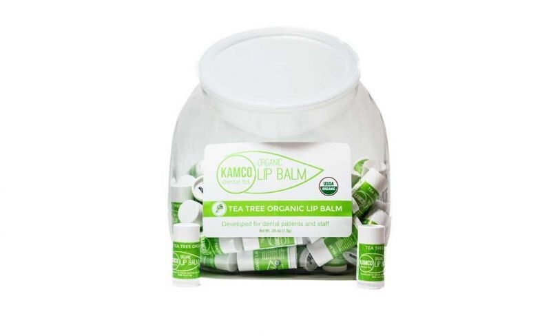 KAMCO, LIP BALM, TEA TREE MINT, 100/BOWL