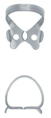 HU-FRIEDY, RUBBER DAM CLAMP, #0