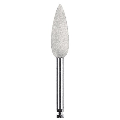 NTI Silicone Polishers, HP, Flame, # 045, 4.5 mm, White, 10/Pk, P0330-045