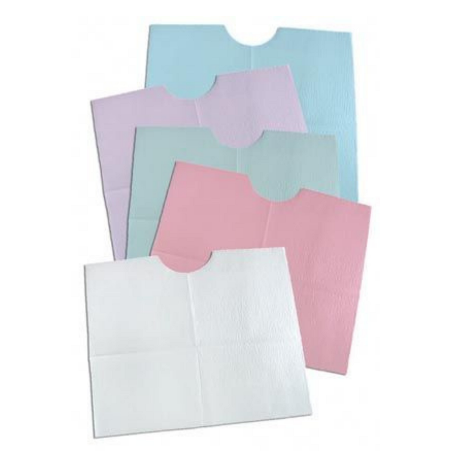Contour Neck Bib 18x22 3-Ply Mauve 400/Cs, 917906