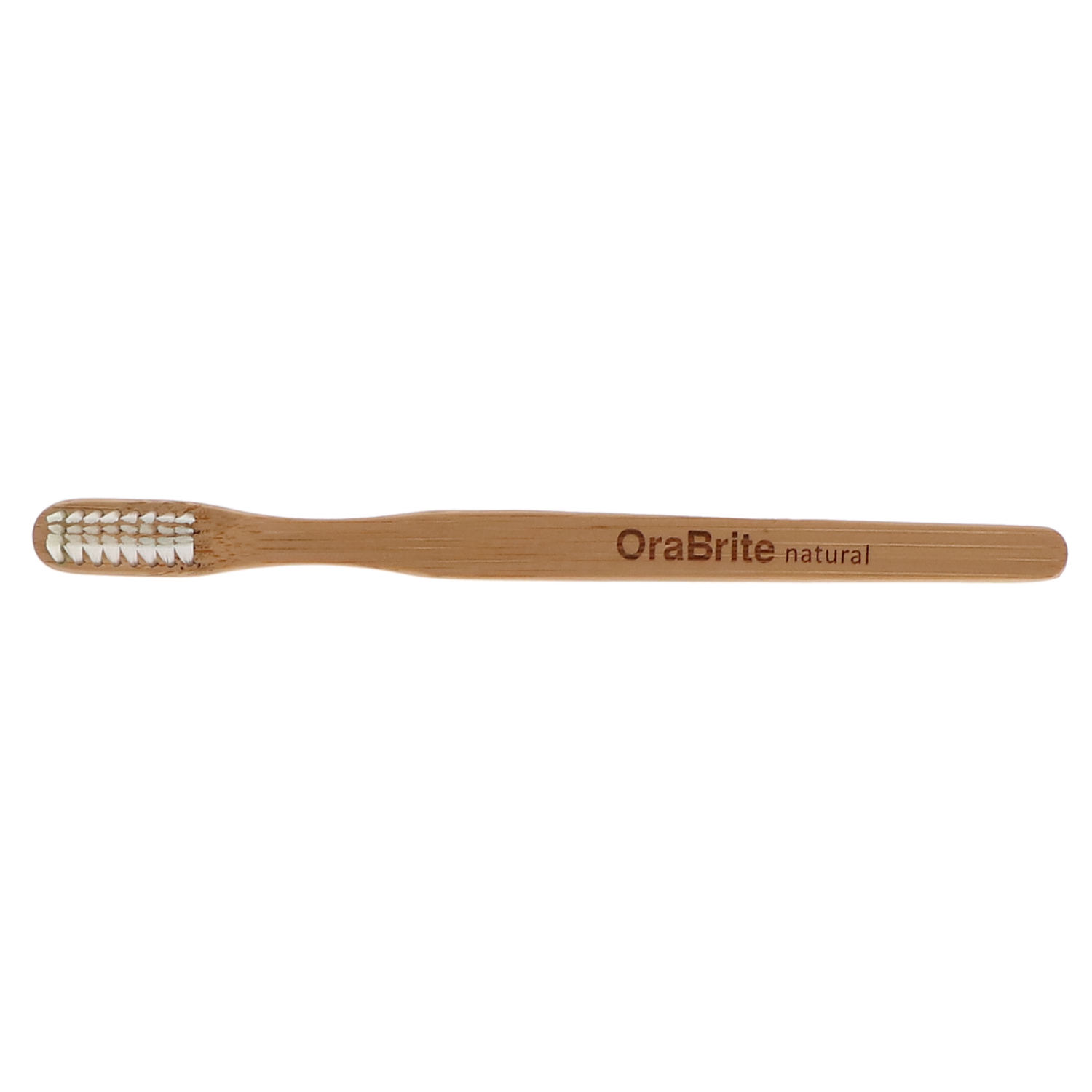 Bamboo Toothbrush, Orthodontic, 32 Tuft with V-Trim Bristles, 72/Box, ORA22440
