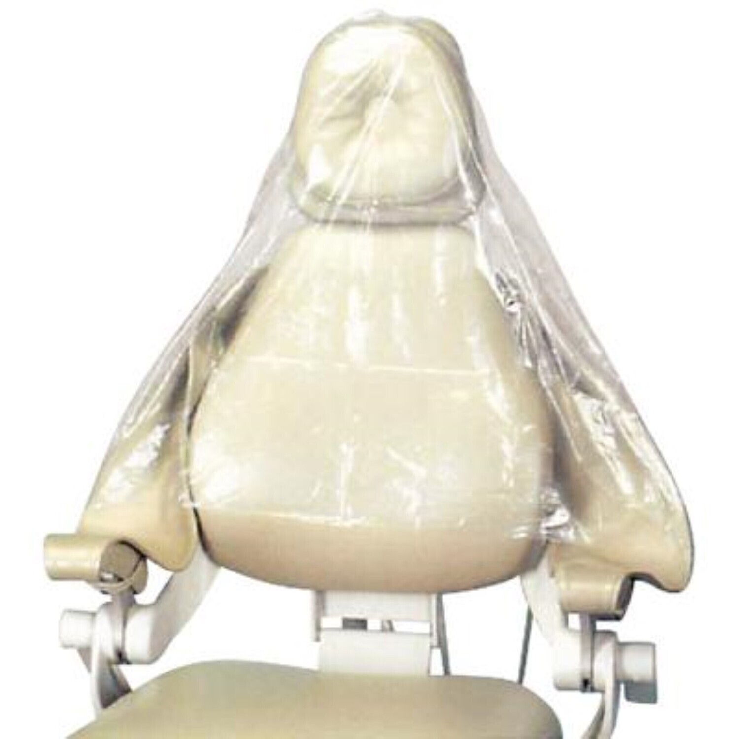 Perio Support Plastic Chair Covers, Half, 24.5" x 32", 300/Pk, PS102
