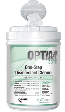 Optim 33 TB Wipes 10x10 60/Cn