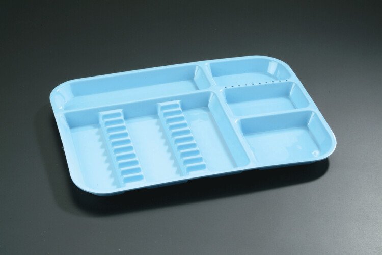# B Divided Tray, Teal, 1/Pk, OR331