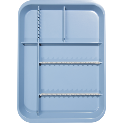 B-Lok Divided Setup Tray, Blue, 1/Pk, 20Z451B