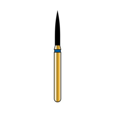 Alpen Multi-Use Diamond Burs, FG, Flame, # 862, 1.2 mm, Fine, Red, 5/Pk, R862F012FG