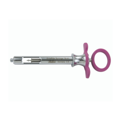 Aspirating Syringe, CW Type, Petite, 1.8 cc, Pink, 1/Pk, 76-41