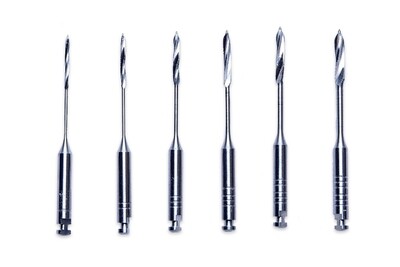 Stainless Steel Peeso Reamers, RA, 19 mm, # 1, 6/Pk
