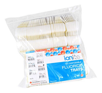 Dharma Research - Ionite Dual Arch Tray - Medium - White x 100 (56-00195)
